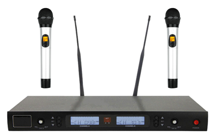 无线手持话筒（一拖二）