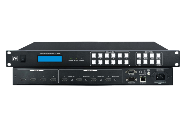 4K2K HDMI4x4矩阵切换器